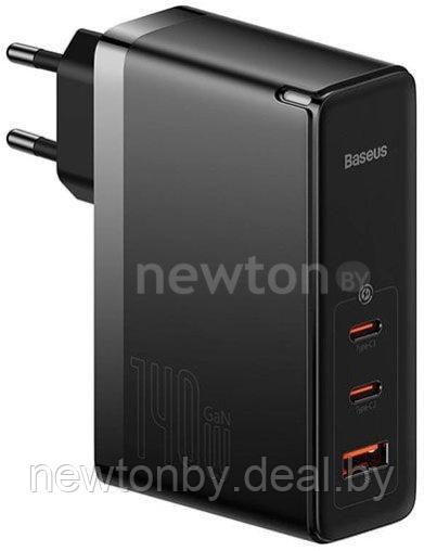 Сетевое зарядное Baseus GaN5 Pro Fast Charger 2C+U 140W EU (черный) - фото 1 - id-p214096143