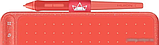 Графический планшет Huion HS611 (коралловый красный), фото 5