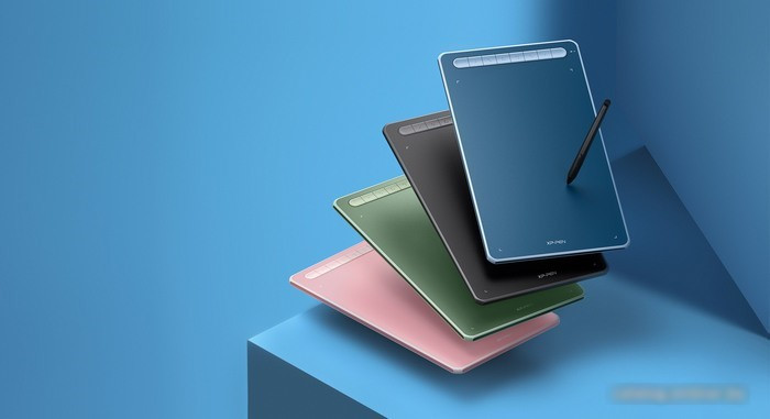 Графический планшет XP-Pen Deco LW (синий) - фото 5 - id-p218413184