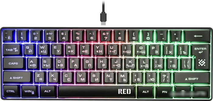 Клавиатура Defender Red GK-116