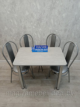 Комплект С-13: стол и 4 стула со спинкой