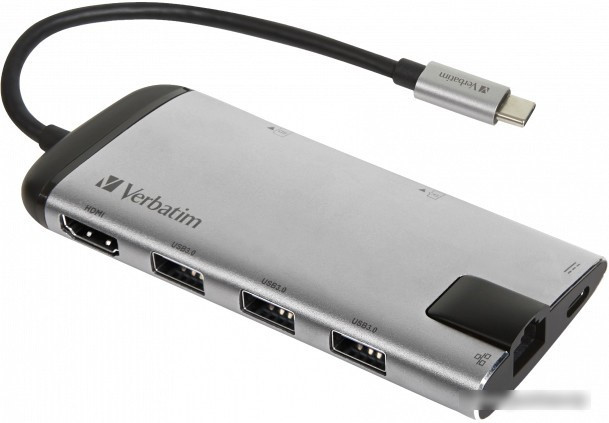 Док-станция Verbatim USB-C Multiport Hub 49142 - фото 1 - id-p218413882