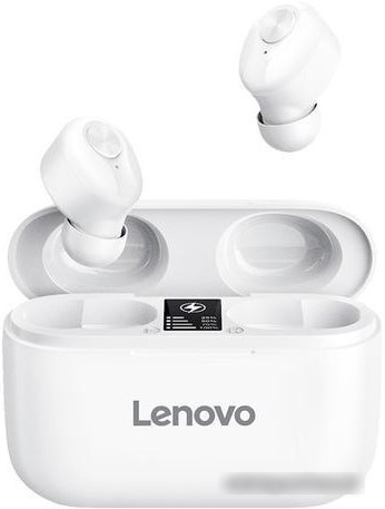 Наушники Lenovo HT18 (белый) - фото 1 - id-p218413617