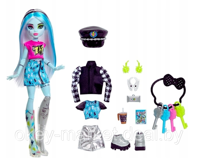 Кукла Монстер Хай Monster High Фрэнки Штейн HKY62 - фото 5 - id-p218414408