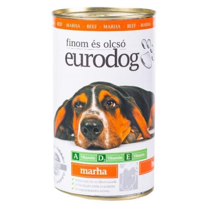 Eurodog влажный корм для собак с говядиной, 415 г(Венгрия) - фото 1 - id-p218414428