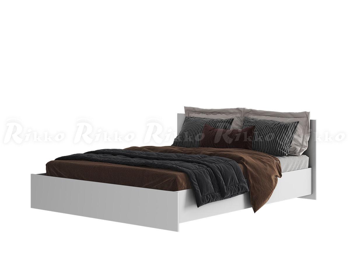 Кровать Аванта 1,6м - Белый шагрень (Рикко) - фото 1 - id-p218416911
