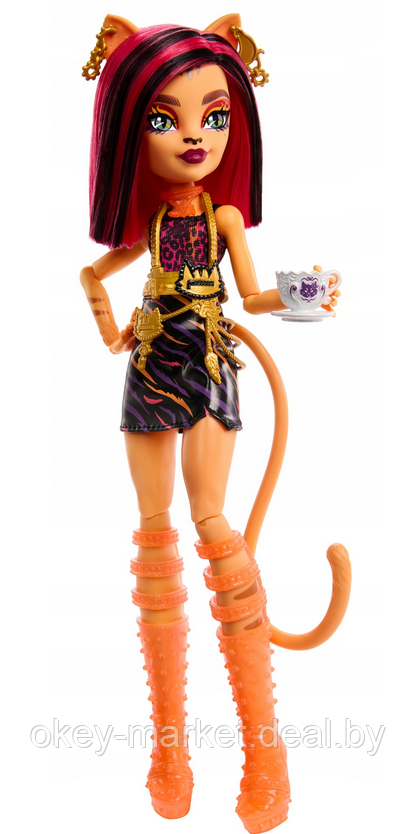 Кукла Mattel Monster High Торалей Страйп Neon Frights HNF80 - фото 2 - id-p218424045