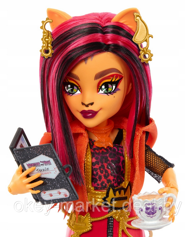 Кукла Mattel Monster High Торалей Страйп Neon Frights HNF80 - фото 5 - id-p218424045