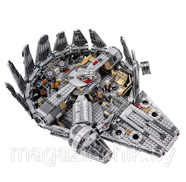 Конструктор Звездные войны Сокол Тысячелетия King 77004, аналог Lego Star Wars 75105 - фото 6 - id-p134393262