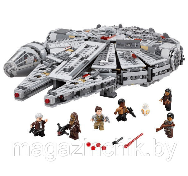 Конструктор Звездные войны Сокол Тысячелетия King 77004, аналог Lego Star Wars 75105