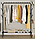 Напольная вешалка / стойка для одежды 110х40х150 см, фото 4