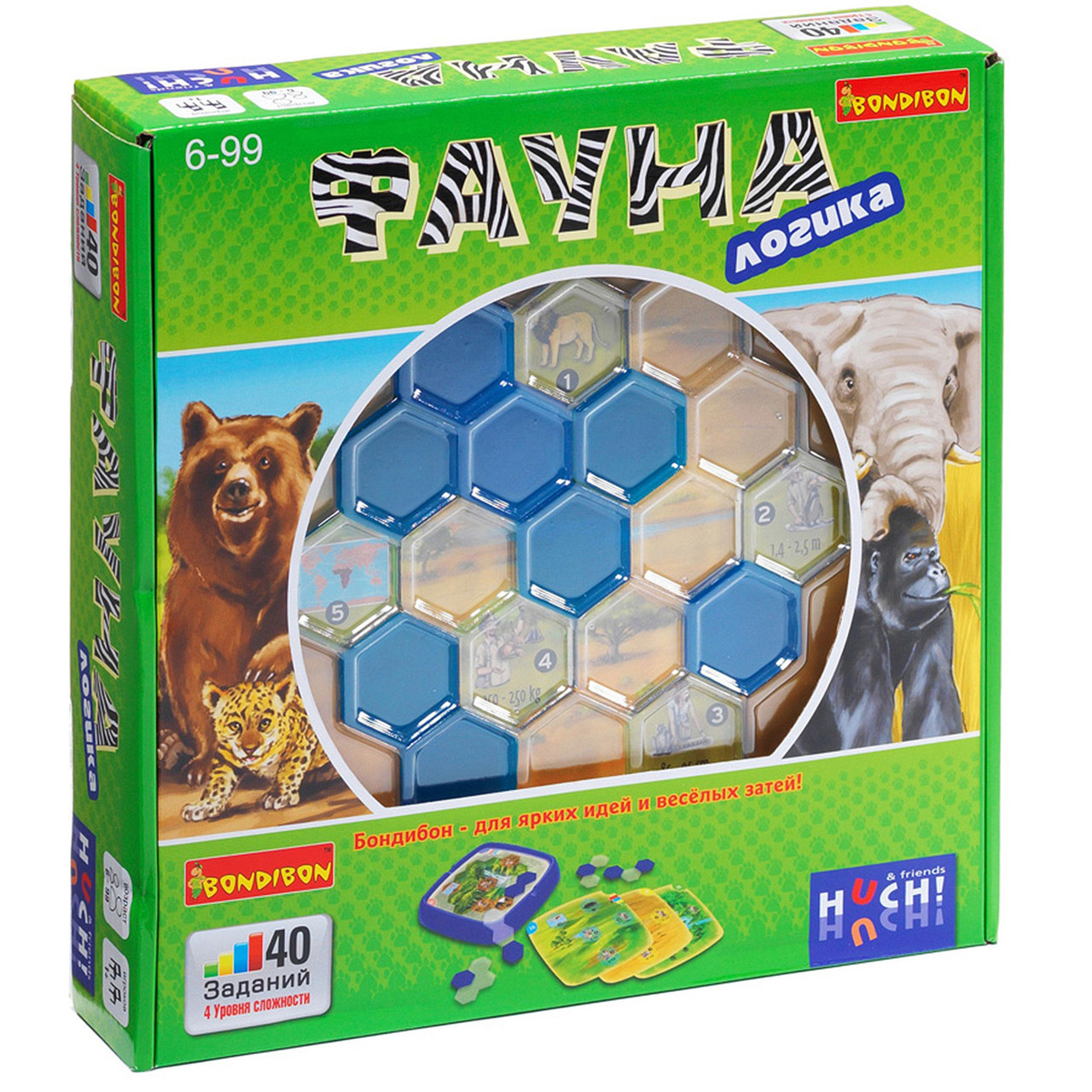 Фауна - логическая игра Bondibon