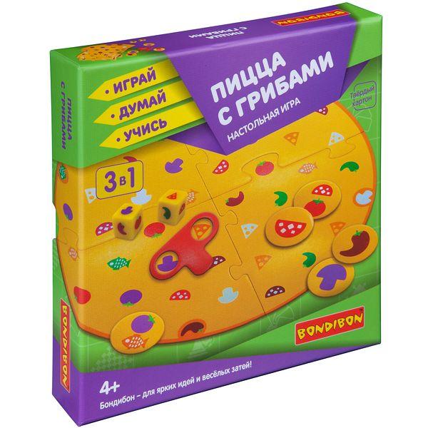 *Пицца с грибами*- настольная игра BONDIBON - фото 1 - id-p218375411