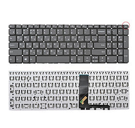 Клавиатура для ноутбука Lenovo IdeaPad 330-15 (330-15ARR, 330-15AST, 330-15IKB) серая, серые кнопки