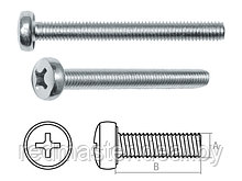 Винт М8х40 mm полусферическая головка, цинк, класс прочности 5.8, DIN 7985 (150 шт) STARFIX SMC3-56202-150