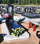 НЕДОРОГОЙ ОДИНОЧНЫЙ ГРАНИТНЫЙ ПАМЯТНИК, фото 3
