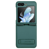 Кожаный чехол Nillkin Qin Pro Plain Leather Case Зеленый для Samsung Galaxy Z Flip 5
