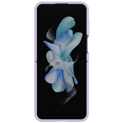 Силиконовая накладка Nillkin Flex Flip Silicone Case Лавандовая для Samsung Galaxy Z Flip 5 - фото 3 - id-p218431132