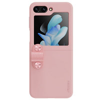 Силиконовая накладка Nillkin Flex Flip Silicone Case Персиковая для Samsung Galaxy Z Flip 5