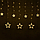 Гирлянда"Бахрома с звёздами" 138 LED лампочек, 12 нитей с пультом. От батареек, фото 5
