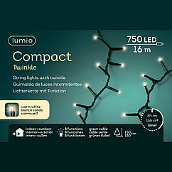 Гирлянда новогодняя LUMIO Compact 750 Led 16 м 595351