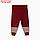 Комлпект вязанный детский (джемпер, брюки), цвет бордовый, рост 74 см, фото 2