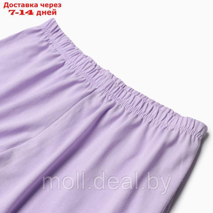 Комплект женский домашний (футболка,шорты), цвет сиреневый/дракон, размер 52 - фото 4 - id-p218395133