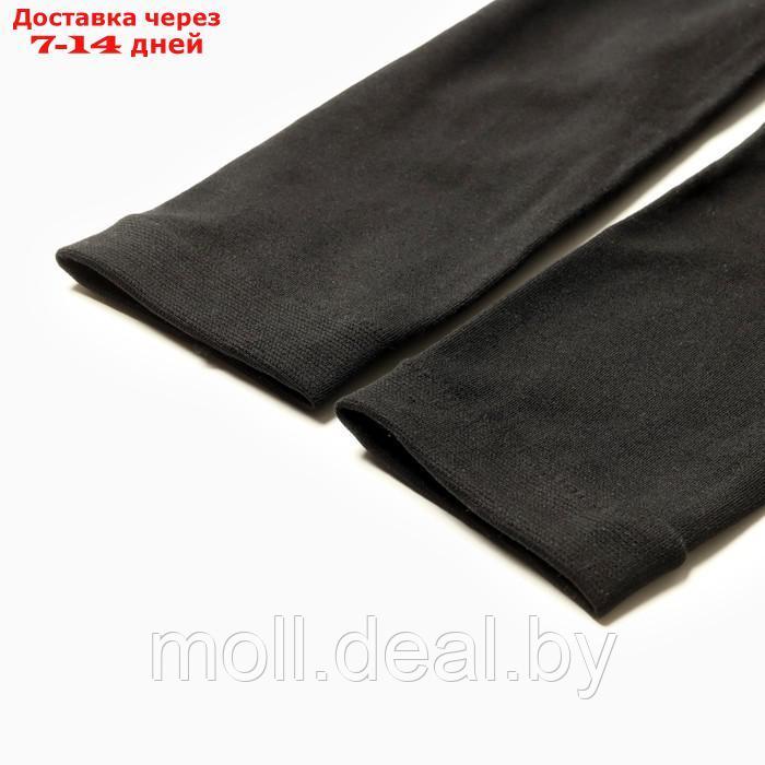 Леггинсы женские утепленные (с термоэффектом), цвет черный, размер 5 - фото 3 - id-p218397212