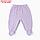 Комплект для новорождённых (распашенка, ползунки, рукавички), цвет лиловый, рост 62 см, фото 2