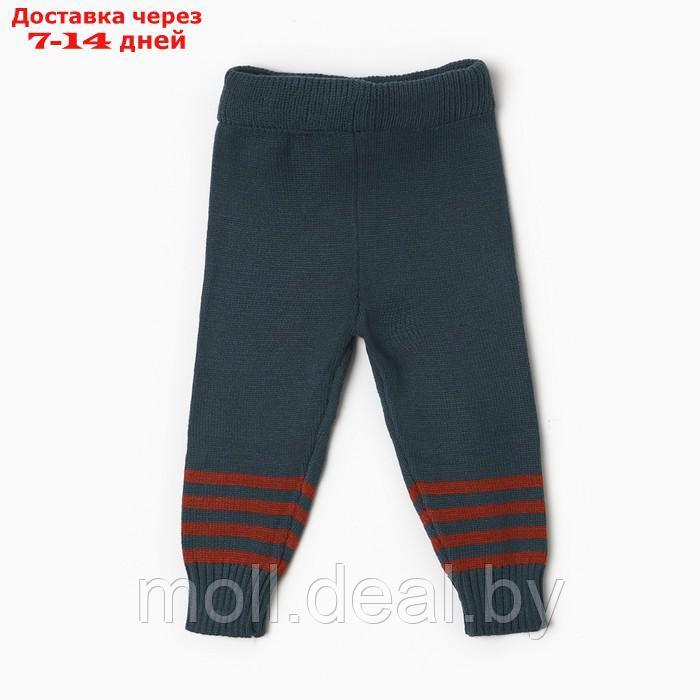 Комлпект вязанный детский (джемпер, брюки), цвет изумрудный, рост 86 см - фото 2 - id-p218392110