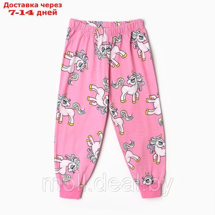 Пижама для девочки, цвет розовый, рост 116 см - фото 2 - id-p218393198