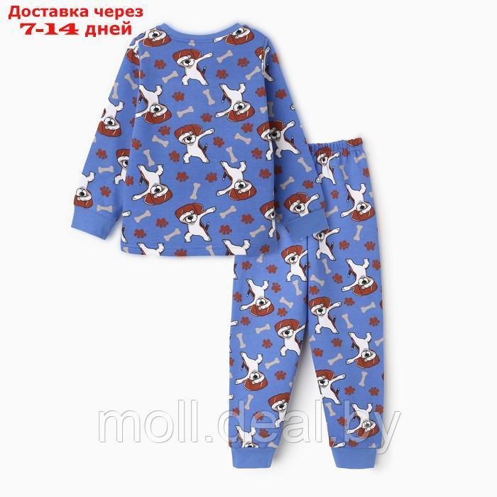 Пижама для мальчика, цвет васильковый, рост 98 см - фото 2 - id-p218397373