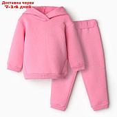 Комплект для девочки (джемпер, брюки), НАЧЁС, цвет розовый, рост 92 см (52)