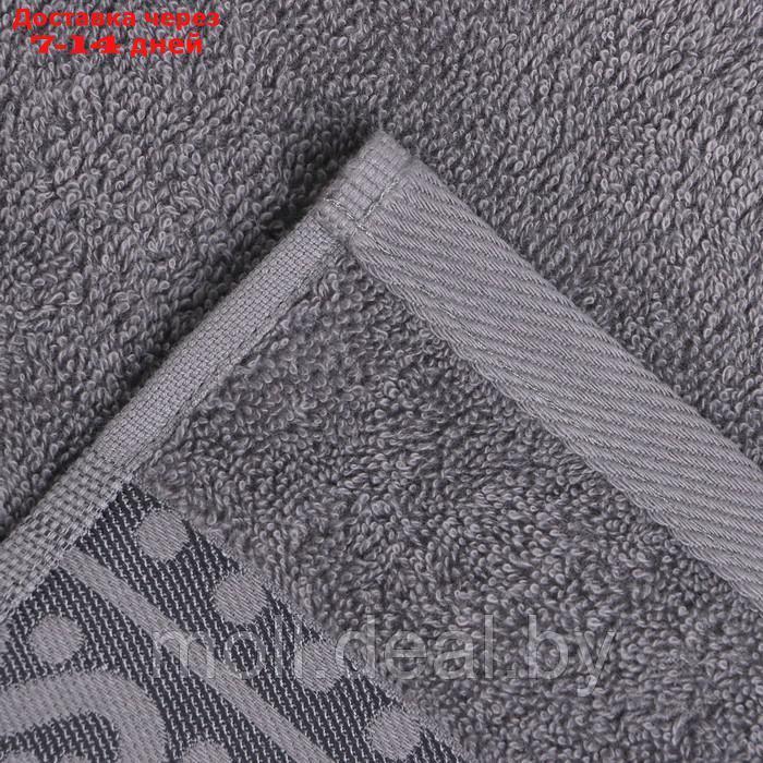 Полотенце махровое Pirouette 50Х90см, цвет серый, 420г/м2, 100% хлопок - фото 4 - id-p218390814