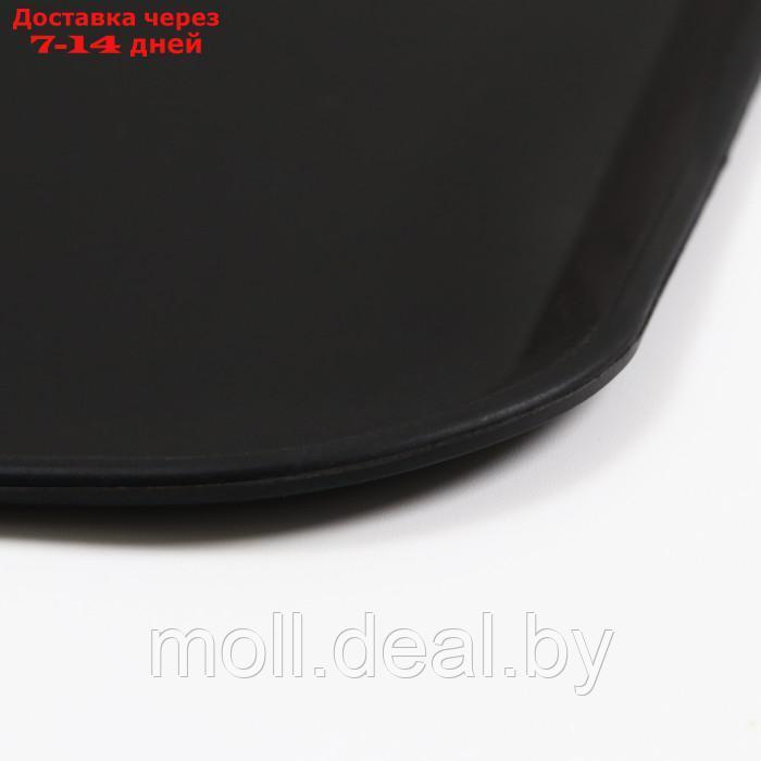Коврик силиконовый под миску, 47 х 30 см, чёрный - фото 5 - id-p218386513