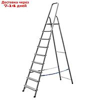 Лестница-стремянка "СИБИН" 38801-9, алюминиевая, 187 см, 9 ступеней