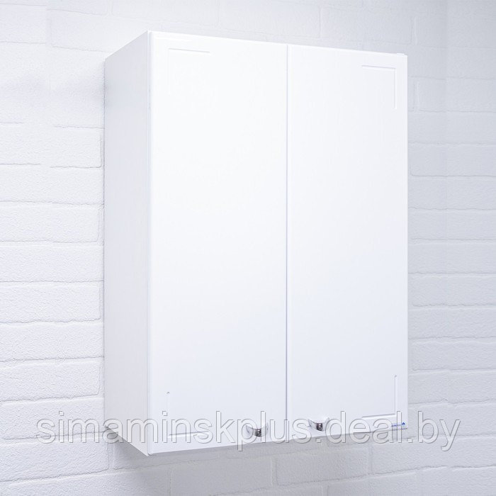 Шкаф навесной для ванной комнаты 02-55, 55 х 70 х 28,9 см, фасад МДФ - фото 1 - id-p218432205