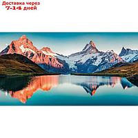 Фотобаннер, 300 × 160 см, с фотопечатью, люверсы шаг 1 м, "Горное озеро"