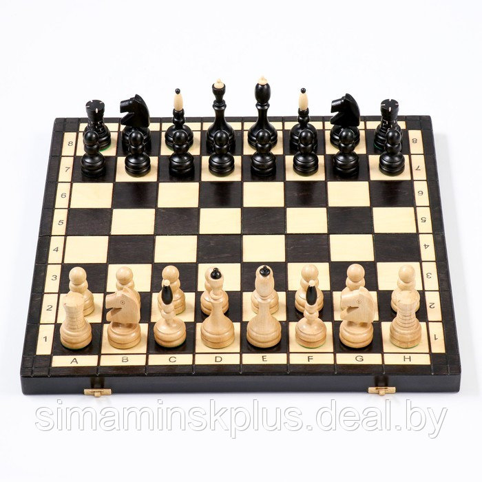 Шахматы "Элегантные", 48 х 48 см, король h-10 см - фото 3 - id-p218432216