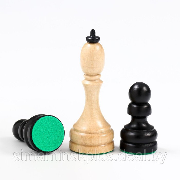Шахматы "Элегантные", 48 х 48 см, король h-10 см - фото 4 - id-p218432216