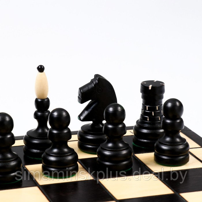 Шахматы "Элегантные", 48 х 48 см, король h-10 см - фото 5 - id-p218432216
