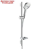 Душевой гарнитур Hansgrohe Raindance Select 120 3jet 65 26620400, хром/белый