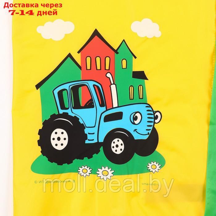 Дождевик детский, Синий трактор, р-р M - фото 2 - id-p218396544