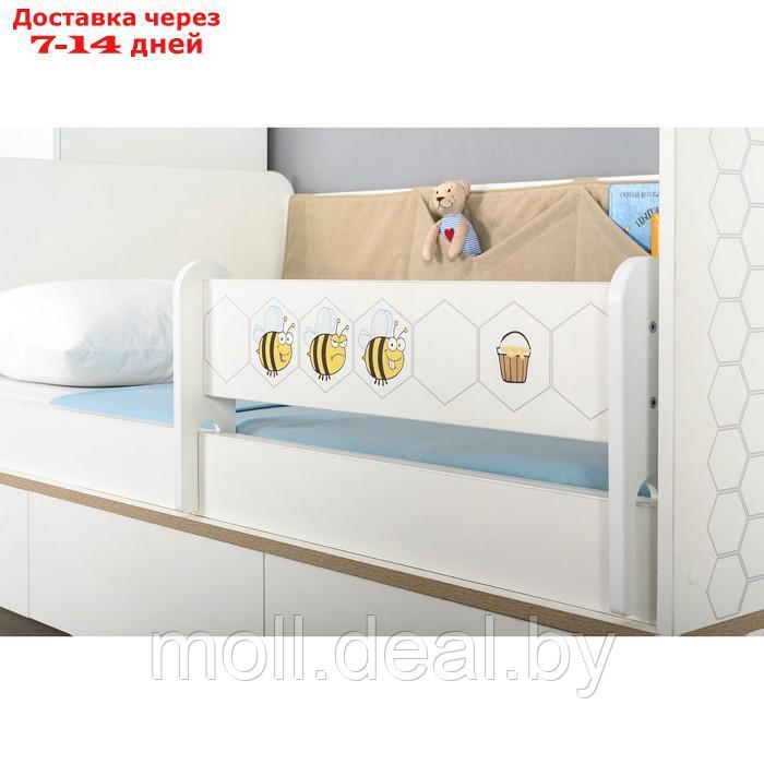 Кровать с ящиками Эйп 11.40, с/м 1600*800, 1642х897х750, Белый - фото 3 - id-p218387029