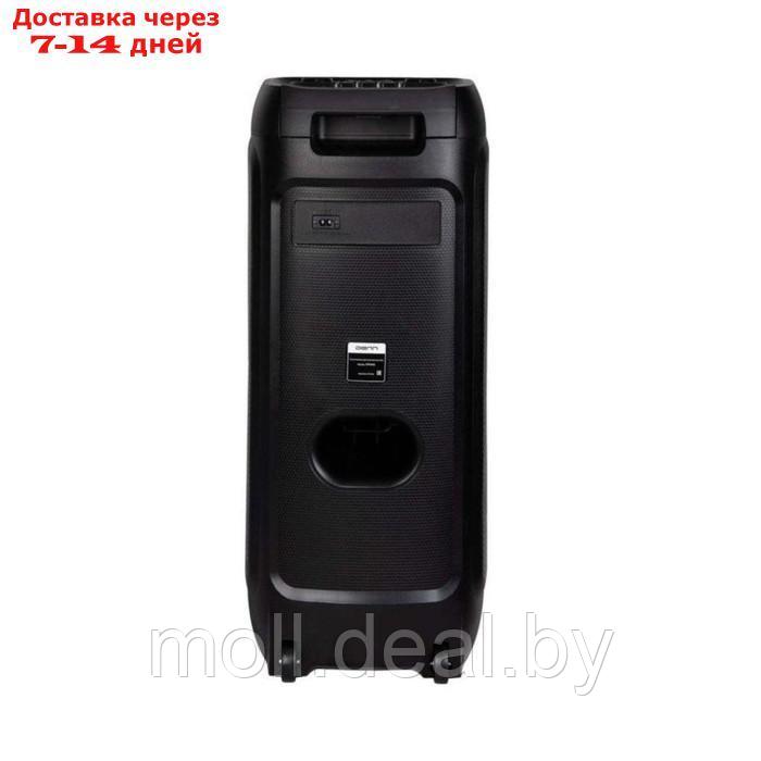 Портативная караоке система Denn INSPIRE DPS-555, 120 Вт, AUX, USB, BT, SD, чёрная - фото 9 - id-p218394511