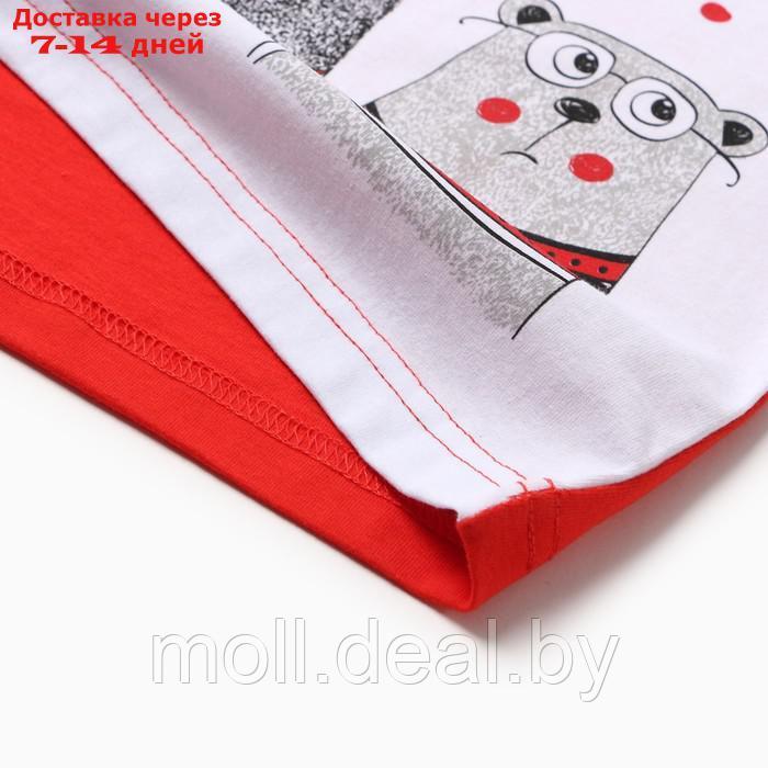 Пижама для мальчика, цвет красный, рост 110 см - фото 6 - id-p218395649