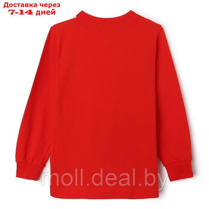 Пижама для мальчика, цвет красный, рост 110 см - фото 7 - id-p218395649