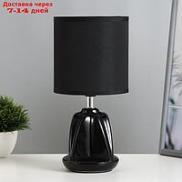 Настольная лампа "Лаура" Е14 40Вт чёрный 13х13х25 см