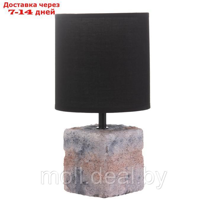 Настольная лампа "Камила" Е14 40Вт коричневый черный 15х15х33см - фото 6 - id-p218396721