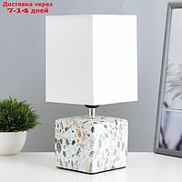 Настольная лампа "Сафари" Е27 40Вт бело-серый 12,5х12,5х29 см